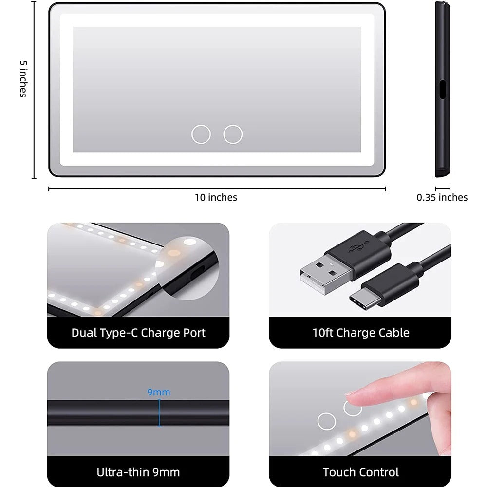 Car Visor Vanity Mirror